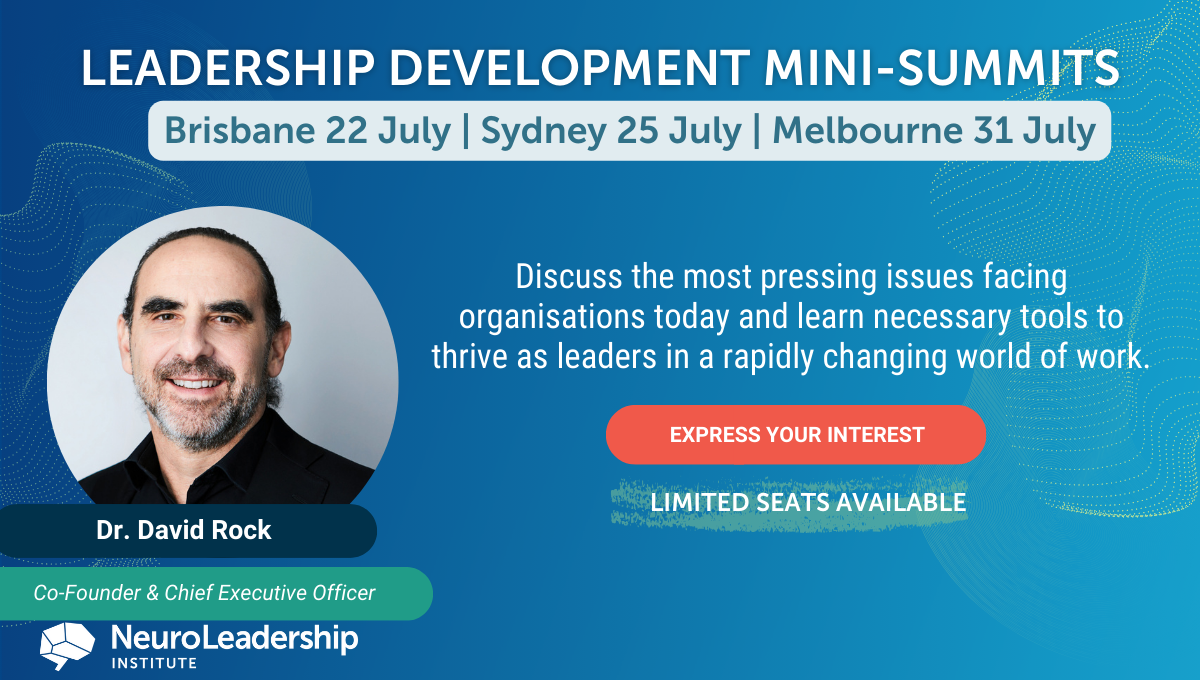 Dr David Rock | July 2024 | Leadership Development Mini-Summits